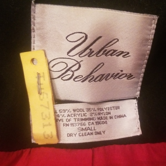 Urban Behavior short 3/4 sleeve wool jacket - Picture 4 of 5